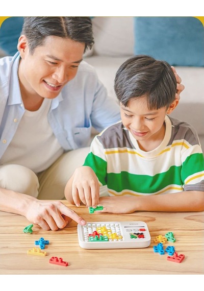 Giiker Süper Bloklar Elektronik Puzzle Mantık Düşünme Makinesi Akıllı Çocuk Oyuncak - Beyaz Beyaz