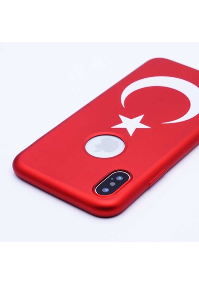 Apple Uyumlu iPhone X Kılıf Zore Bayrak Silikon (516640856)