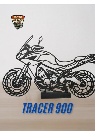 Yamaha Tracer 900 Masa Dekoru 3d Baskı Touring Motosiklet Silüeti