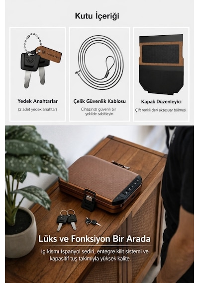 Vaultek Lifepod 1.0 Seyahat Tipi Siyah Humidor Puro Kutusu - Trm5009