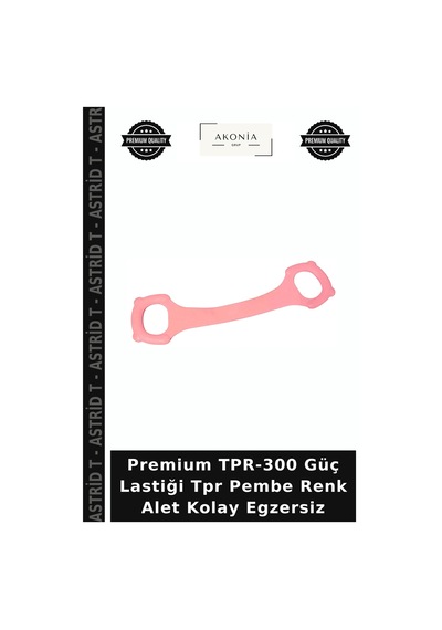 Premium Tpr-300 Güç Lastiği Tpr Pembe Renk Alet Kolay Egzersiz