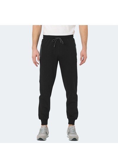 Slazenger NEAL KTN Erkek Fermuar Cepli Siyah Eşofman Altı