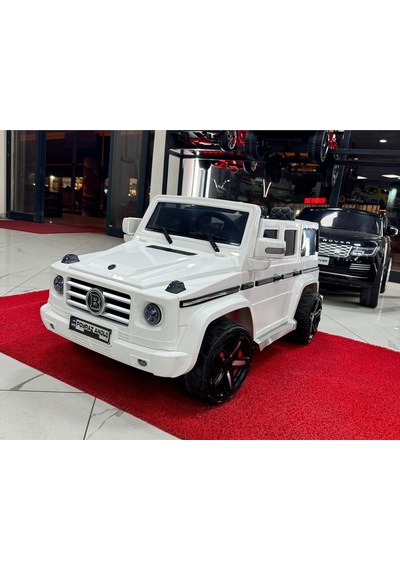 Poyraz Akülü Brabus 12v Akülü Araba 0-6yaş Özel Plaka Beyaz