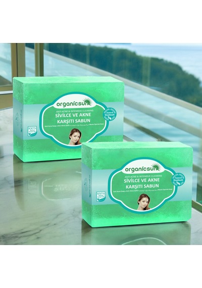 Organicsun Akne ve Sivilce Karşıtı Sabun 2 x 140 G