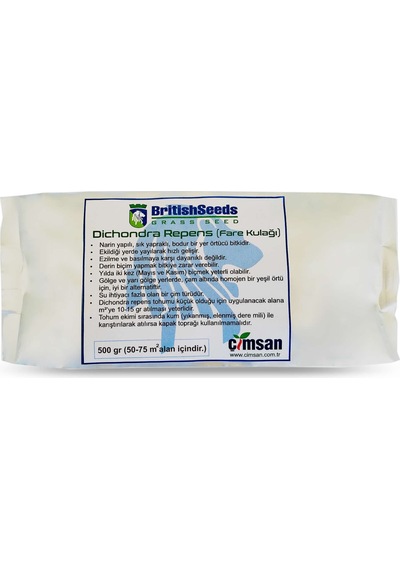 Dichondra Repens Fare Kulağı Çim Tohumu 1 KG