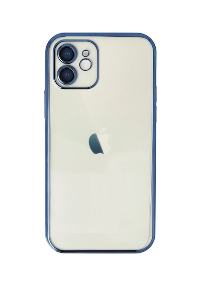 Newface - 518 - Apple İphone Uyumlu 12 Kılıf Razer Lensli Silikon - Aconcept - - Lacivert
