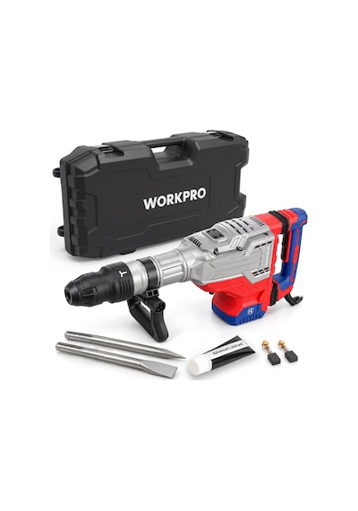 Workpro Wp470605 1700watt 45 Joule Profesyonel Sds-max 12kg Kırıcı 1 Ad Murç + 1 Ad Keski