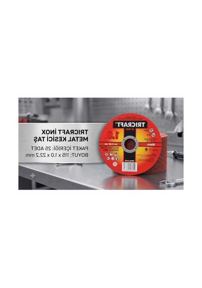 Metal Kesici Taş, 115 X 1.0 X 22 Mm, 25 Adet Paket