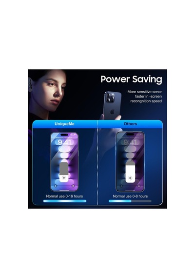 Apple iPhone Uyumlu 15 Pro Max Ekran Koruyucu Hayalet Cam Otomatik Kolay Kurulum Aparatlı Ekran Camı Fit-easy
