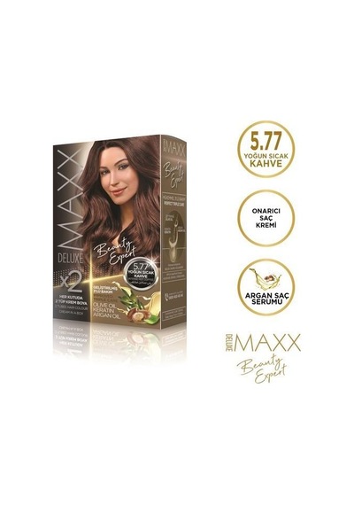 Maxx Deluxe Saç Boyası 5.77 Yoğun Sıcak Kahve