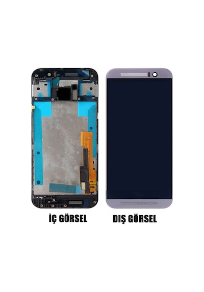 Teknonet Htc One M9 Uyumlu Lcd+dokunmatik+çıtalı - Siyah
