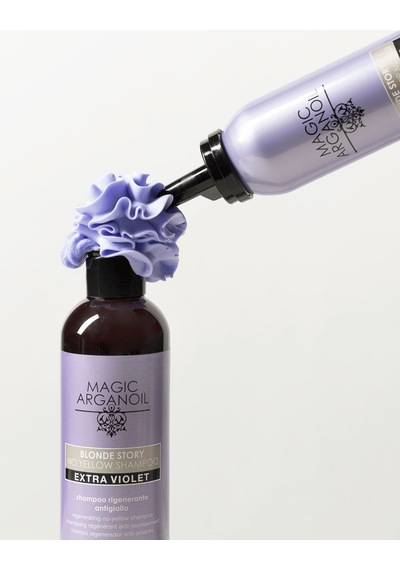 Nook Blonde Story Sarı Ve Gri Saçlar İçin Argan & Kuşburnu Özlü Mor Tonlayıcı Köpük 200ml