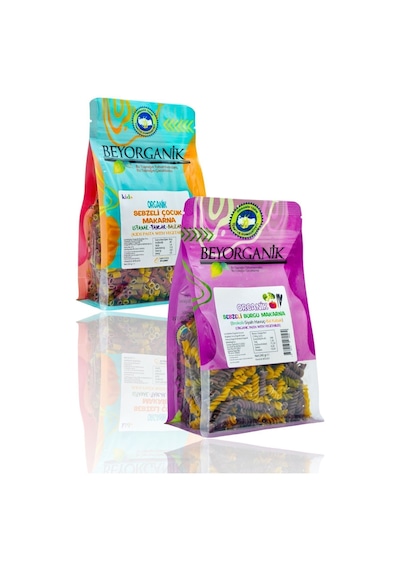 Organik Sebzeli Makarna Seti 2'li Paket 480 G