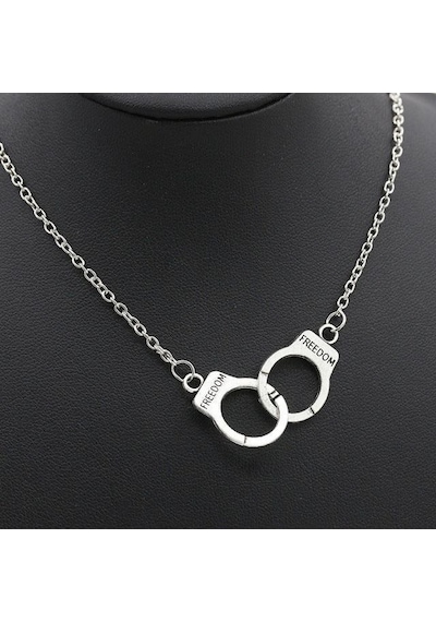 Freedom Kelepçe Kolye 91740440 Beyaz