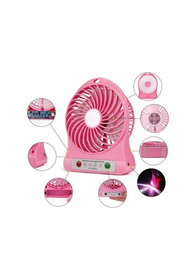 P Şarjlı Mini Fan Masa Üstü Vantilatörü Usb Soğutucu /p