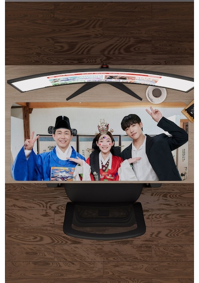 Mr Plankton K Drama Kdrama V3 90x40 Xxl Gaming Kauçuk Kaymaz Taban Mouse Pad Fare Altlığı