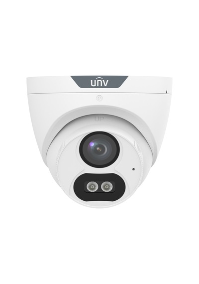 Uniview Uac-t125-af28m-w 1/3 Cmos 5 Mp 2.8mm Colorhunter Dome Tvı/ahd/cvı/cvbs