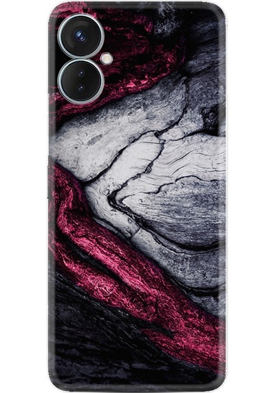 Tecno Spark 9T Kilif Silikon Desen Purple Gray Marble 1617 566399743