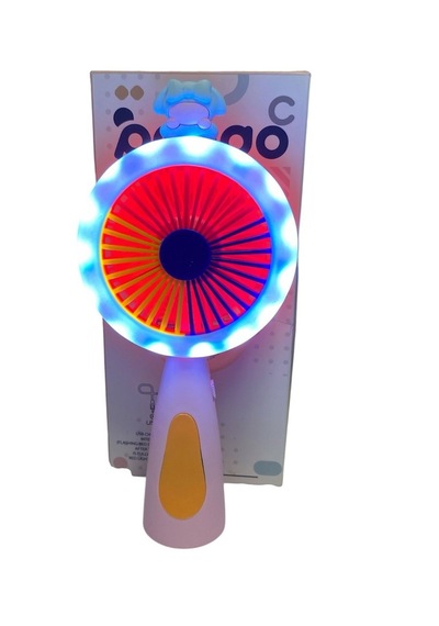 19 Cm Işıklı Şarjlı 2 Kademe El Fanı 9532