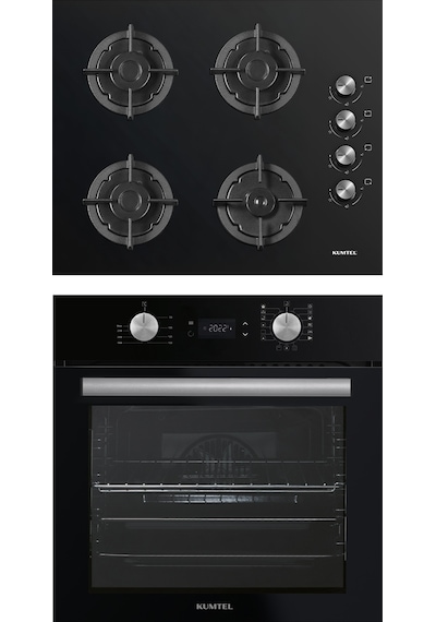 Kumtel Digital Plus B66-SF3(DDT) + KO-40 TAHDF 15 Programlı 2'li Siyah Ankastre Set