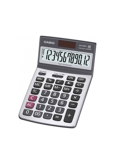 Casio Ax-120St Hesap Makinesi Oynar Başlık 12 Hane
