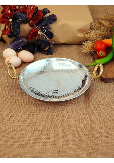 Moda Bakır Bakır Sac Tava, Kavurma Tavası 28 Cm Diğer