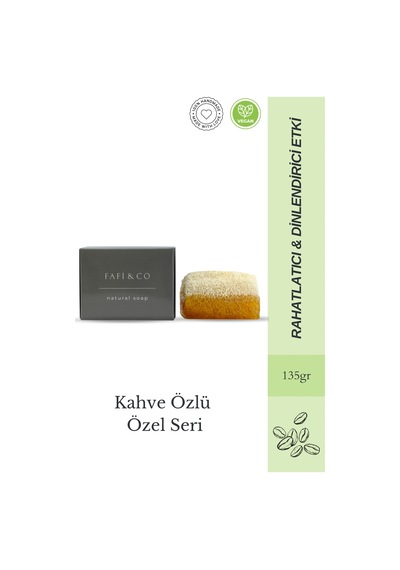 Doğal Kabak Lifli Kahve Özlü Lifli Sabun 135 Gr Diğer