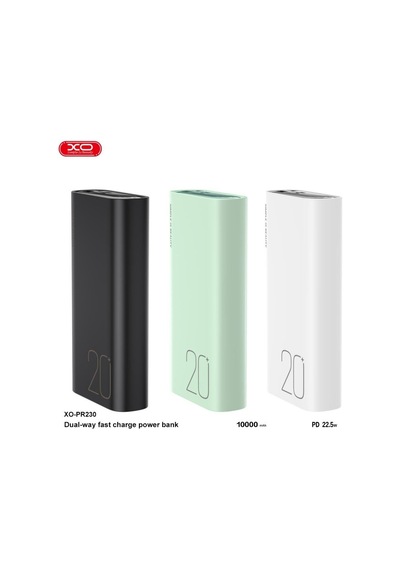 20000mah 22.5w Hızlı Şarj Destekli Çift Usb Ve Type-c Çıkışlı Led Göstergeli Powerbank Beyaz