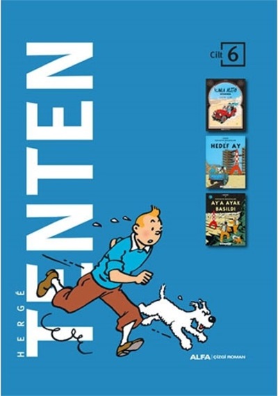 Tenten Cilt 6 - Üç Kitap Bir Arada - Kutulu - Herge - Alfa Yayıncılık