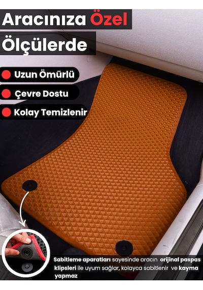 Volvo Xc70 2007-2016 Uyumlu Eva Paspas Tam Set Oto Paspas,araca Özel,tam Koruma,kolay Montaj 865