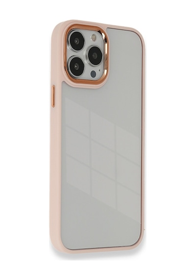 Apple Uyumlu iPhone 14 Pro Uyumlu Kılıf Dora Kapak - Pudra
