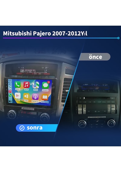 Mitsubishi L200 2014-2007yıl 1gb Ram 16gb Rom Multimedya Carplay