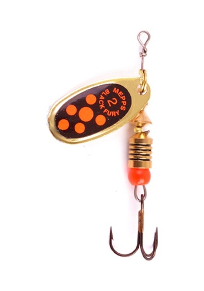 Mepps Black Fury Orange Altın-portakal No:3
