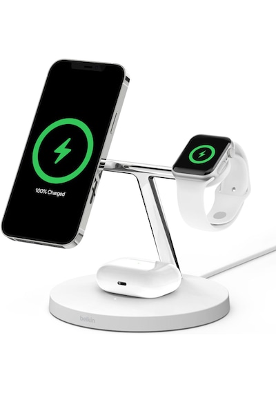 Belkin Boostcharge Pro 3in1 Qi2 15 W Magsafe Şarj Standı