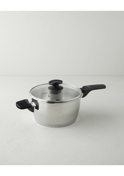 Hyperchef Paslanmaz Çelik Düdüklü Tencere Seti 4 + 6 L Siyah