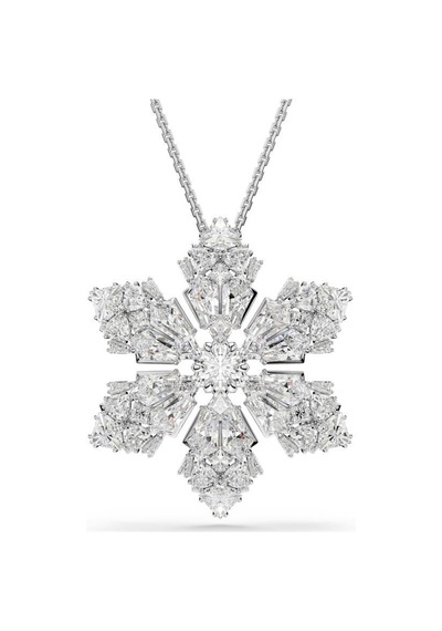 5754685 Swarovski Kolye Idyllıa:pnb Motıf Whı/rhs Metalik