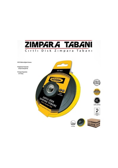 Sgs Cırtlı Disk Zımpara Tabanı 180 MM