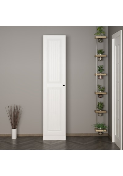 Minar Kale 210 Cm 1 Kapaklı 1b Raf Portmanto Byz Mbr İlkbahar Byz