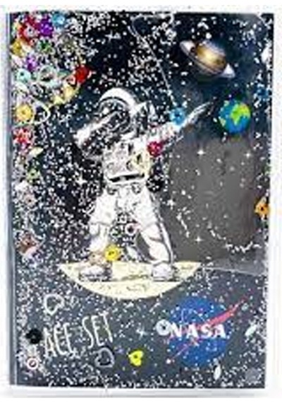 Vuki Astronot Sulu Defter Büyük 2- S Vk-0032D