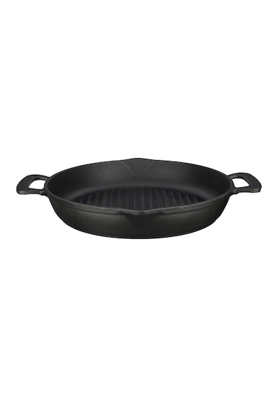 Lava Döküm Izgara Tavası 32 CM Çift Kulplu