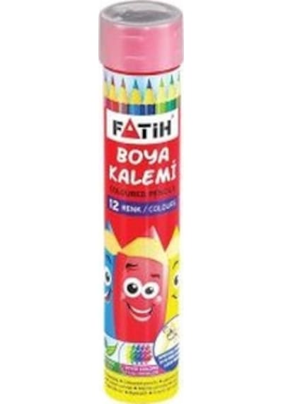 Fatih Tam Boy Tüplü Kuru Boya 12 Renk