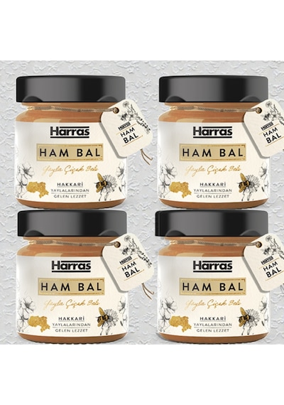 Hakkari Ham Yayla Çiçek Balı 300 Gr X 4 Adet