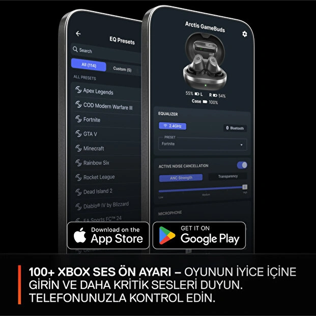 Steelserıes Arctis Gamebuds Xbox Gaming Kablosuz Kulak İçi Kulaklık Siyah