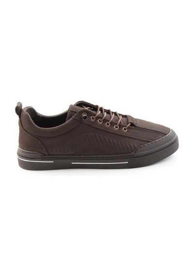 Bambi Kahve Nubuk Hakiki Deri Erkek Sneaker E01438096001