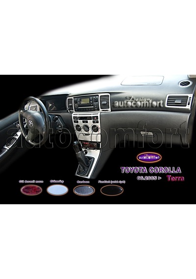 Toyota Uyumlu Corolla Terra Konsol/Maun Kaplama 2005+ 14.Prç (521414512)