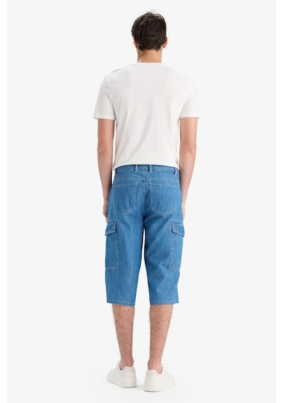 DeFacto %100 Pamuk Hafif Kumaş Regular Fit Jean Uzun Bermuda Şort F4223AX25SMNM39 DeFacto %100 Pamuk Hafif Kumaş Regular Fit Jean Uzun Bermuda Şort F4223AX25SMNM39