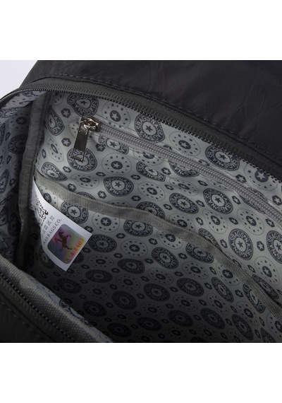 Nas Bag Unisex Büyük Boy Su Geçirmez Waterproof Hafif Sırt Çantası Çok Gözlü Siyah