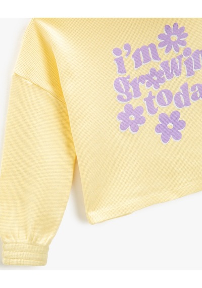 Koton Crop Sweatshirt Kapüşonlu Uzun Kollu Baskılı Pamuklu Sarı 3skg10311ak 3SKG10311AK153 Sarı Koton Crop Sweatshirt Kapüşonlu Uzun Kollu Baskılı Pamuklu Sarı 3skg10311ak 3SKG10311AK153 Sarı