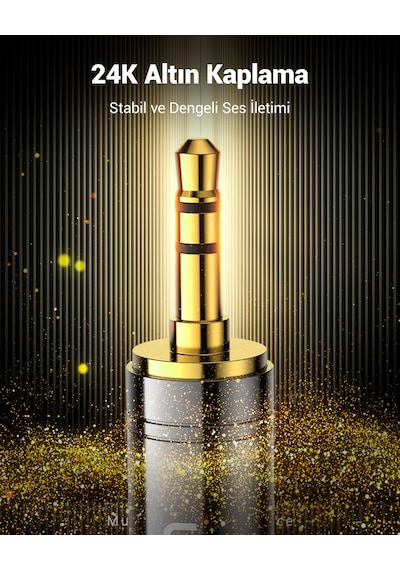 Ugreen 3.5 Mm Erkek - 6.35 Mm Dişi Adaptör, 60711