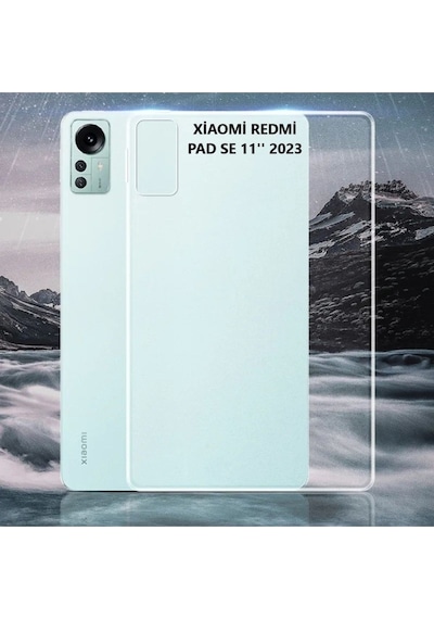 Xiaomi Redmi Pad Se 11 Inç Uyumlu Kılıf Şeffaf Silikon Süper İnce Koruyucu Tasarım Transparan Kılıf